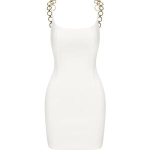 Nana Jacqueline Paloma Mini Dress Size Small White